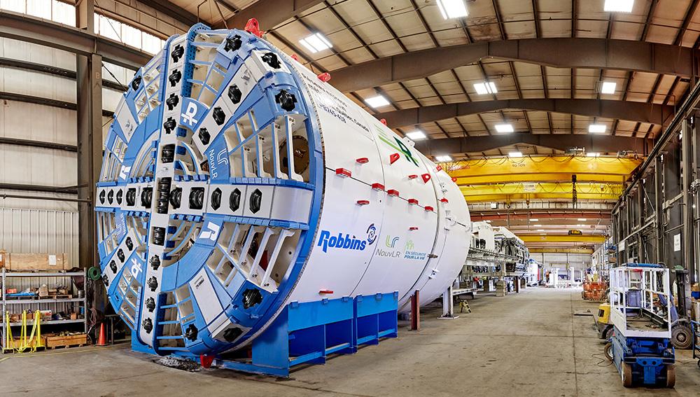 An unprecedented tunnel boring machine in Québec An unprecedented tunnel boring machine in Québec